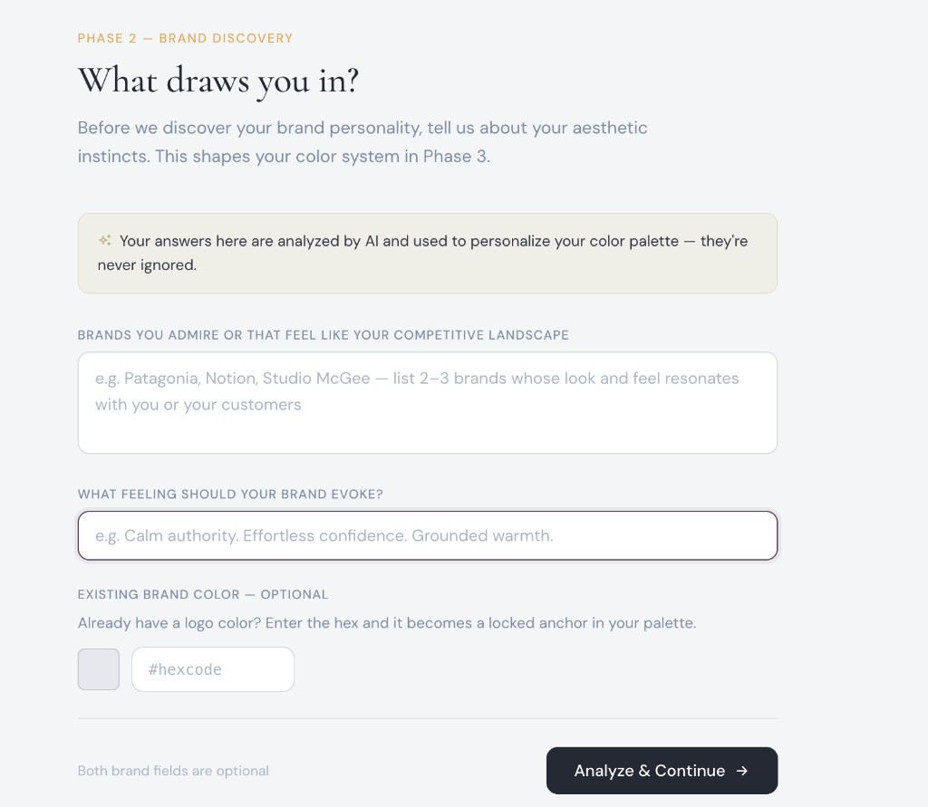 Phase 2 — Brand Discovery