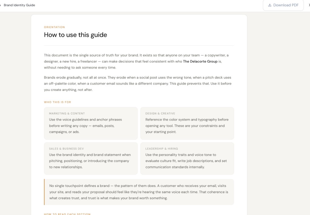 Brand Bible — Brand Identity Guide